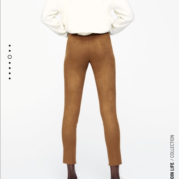 Zara suede leggings - Picture 3 of 6